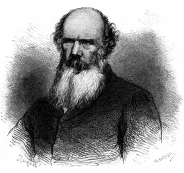 Portræt af Samuel Charters Macpherson (1806-1860), britisk soldat og politiker. Stik fra 1868.