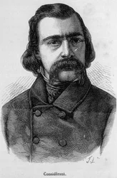 Portræt af Victor Recital (1808 - 1893) fransk filosof og økonom - i "" L