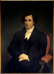 Portræt af fysiker Francois Arago (1786-1833), astronom og politiker, minister for flåde og krig i 1848. Anonymt maleri fra det 19. århundrede. Paris, Musee De L