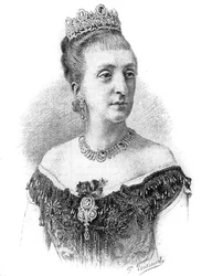 Portræt af grevinden af ​​Paris, Marie-Isabelle (Marie-Isabelle) d