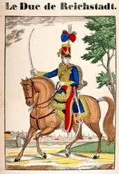 Portræt af hertugen af Reichstadt, Napoleon II, søn af kejser Napoleon I (1769-1821). Billede af Epinal