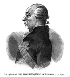 Portræt af Marquis Anne Pierre Comte de Montesquiou Fezensac (Montesquiou-Fezensac