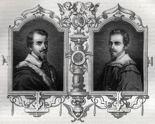 Portrætter af Horace (Orazio 1531-1553) og Octave Farnese Octave (Ottavio)