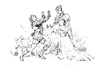Produktionshæfte til Ruy Blas (1838) af Victor Hugo (1802-85), 1880 (pen og blæk på papir)