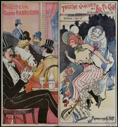 Program for Ba-ta-klanen Cafe Koncert, ca. 1905
