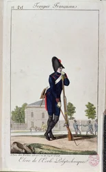 Elev fra Polytechnique, fra Troupes Francaises c.1805