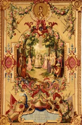 Regence Gobelins gobelin med historien om Don Quixote, 1717-18