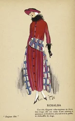 Rosalba, fra Toujours Chic, pub.1921-22 (pochoir print)