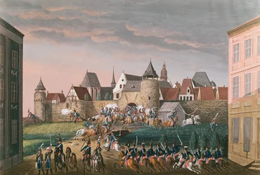 Rush af kejserlige tropper ved Hoscht, 28. august 1800