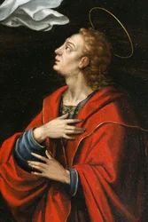 Sankt Johannes. Triptykon af Aubery