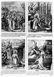 Scener fra livet af Saint Norbert, grundlæggeren af den præmonstratensiske orden af kanoner regelmæssige