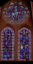 Scener fra St Martins liv; donor - Thibault VI, greve af Chartres (w109)