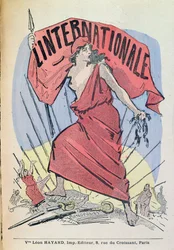 Partitur til sangen »Internationale«, ca. 1900
