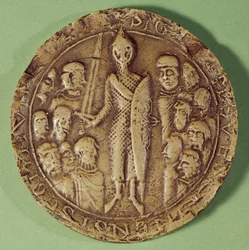 Segl fra Soissons kommune, 1228 (voks)