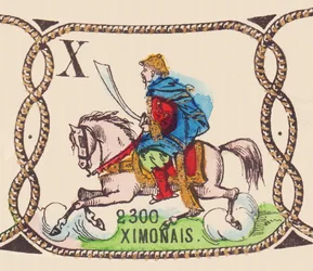 Simonais, omkring 1860 (tryk)