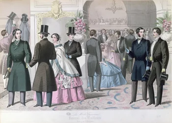 Soiree Mondaine, 1858 (farvegravering)