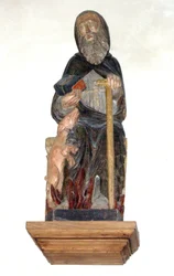 St. Anthony Abbed (malet træ)