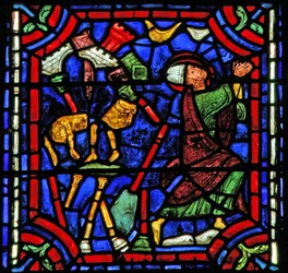 St. Apollinaire: Apollons tempel falder, mens han beder (w36)
