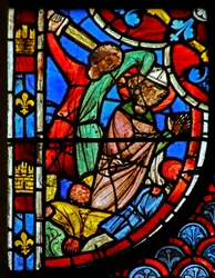 St Blaise henrettet foran en konge