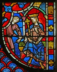 St Blaise henrettet foran en konge