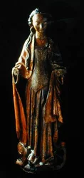 St. Catherine (polykromt træ)