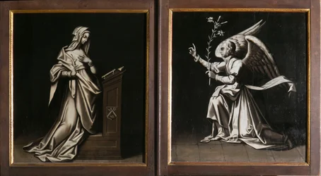 Bebudelsen. Triptykon af Aubery