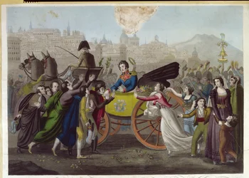 General Juan Facundo Quirogas (1790-1835) ankomst til Madrid den 24. juni 1820