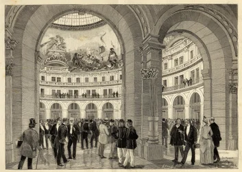 Bourse du Commerce - Paris (1. arrondissement) - 1889 - gravering fra le Monde illustrious - 1889