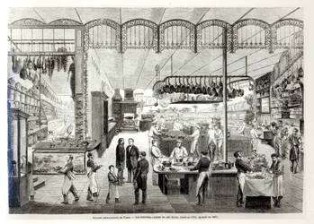 The Cafe Riche nye køkkener, 1866