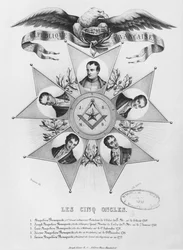 Frimureriets fem onkler, 1848