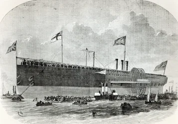 The Great Eastern, illustration fra Le Nouvel Illustre, 1867