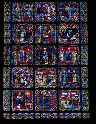 The Life of Christ, New Testament Cycle, nederste halvdel af vinduet, ca. 1145-50