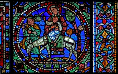 The Life of Christ window: Flight into Egypt - the return (w50)