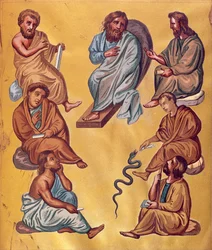 Antikkens store læger, fascimile fra Codex Constantinopolitanus af Dioscorides