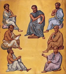 Antikkens store læger, fascimile fra Codex Constantinopolitanus af Dioscorides
