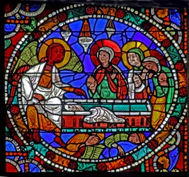 The Passion window: Resurrection - Holy Women at Tomb (w51)