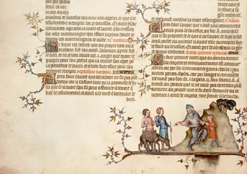 Isaacs offer, fra Bibelen om Jean de Sy, ca. 1355