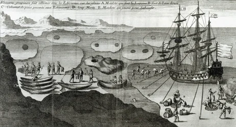 The Ship Making Alliance with the Eskimoer, fra 