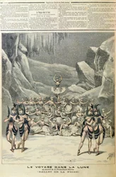 Sneballetten, fra Voyage dans la Lune af Jacques Offenbach (1819-90) fra Le Petit Journal, 16. april 1892