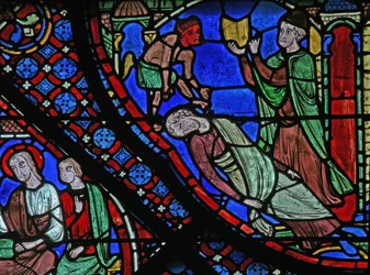 The St James Window: Filetus er bundet med en magisk besværgelse af Almogenes (Hermoniges) (w5)
