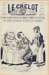 The Wilson Affair, forside af Le Grelot, 27. november 1887