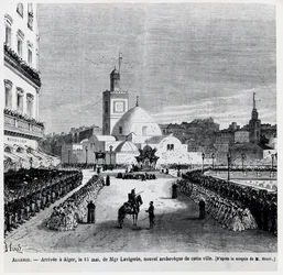 Charles Lavigeries ankomst til Algier, byens nye ærkebiskop, 15. maj 1867