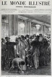 Krisen den 16. maj: læsning af aviser - i "Le monde illustrious"" af maj 1877