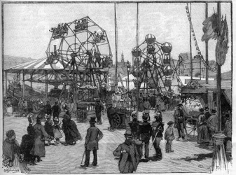 Festivalens spil i Paris i 1888.