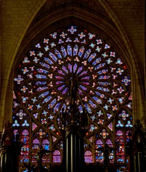 Sydrosenvinduet ved Saint Gatien Cathedral, Tours