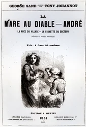 Titelside af The Devils Pool af George Sand, illustreret af Tony Johannot, 1851