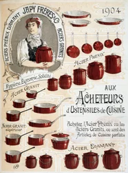 Til købere af køkkenredskaber. Køb Phenix Steel eller Granit Steel, disse er perfekte køkkenartikler - Reklamemærke