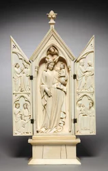 Triptykon: Jomfruens liv, ca. 1325-1350