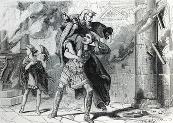 Trojansk læk (gravering) 1864