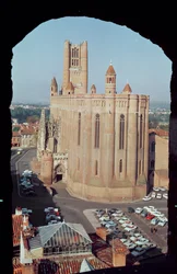 Udsigt over katedralen Sainte-Cecile, 1277-1392